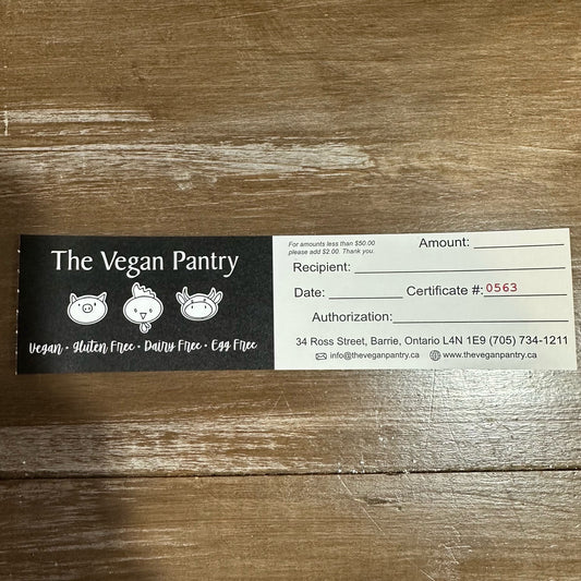The Vegan Pantry Gift Card