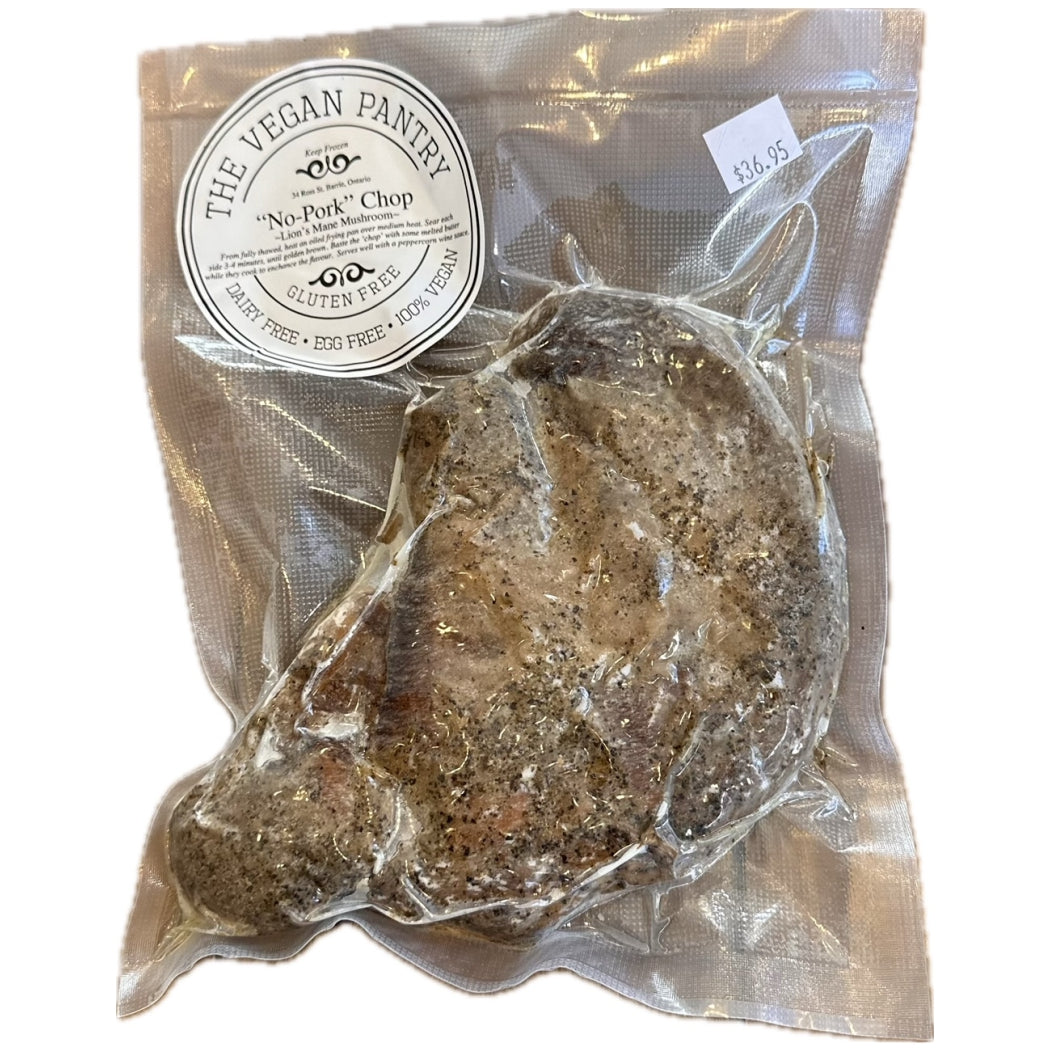 Lion's Mane “No Pork Chop” Mushroom Steaks