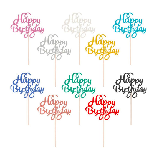 Happy Birthday Cake Topper