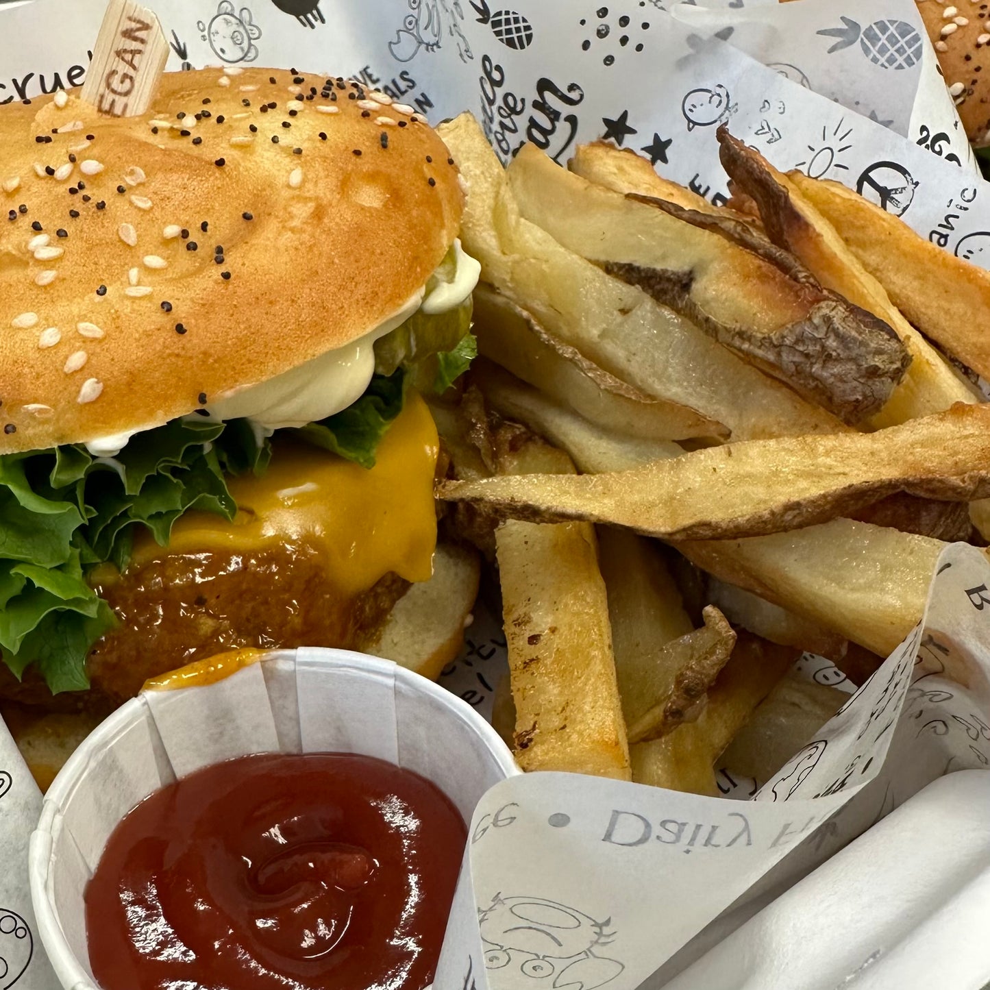 Mild Maple Buffalo Chick'n Burgers (2-Pack)